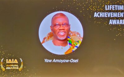 The CEO of CEHRT is Honored with a Lifetime Achievement Award at the 43rd Annual Conference of the IAIA held in Dublin, Ireland