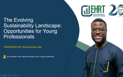 The Evolving Sustainability Landscape: Opportunities for Young Professionals by Kojo Amoyaw-Osei